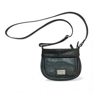 RELIC Black Faux Leather Purse Crossbody Bag Small